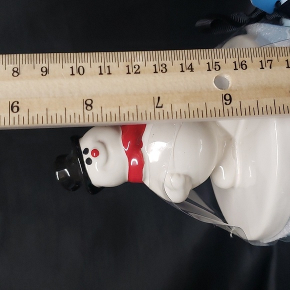 Rae Dunn NWT "JOLLY HAPPY FUN" Frosty the Snowman Topper Mug - Picture 7 of 8